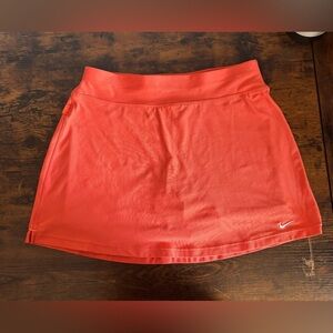 NWOT Nike Bright Orange Sports Skirt